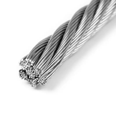 Bom preço. Título frio de aço inoxidável da corda 7*37 15mm da bobina do fio AISI304 on-line