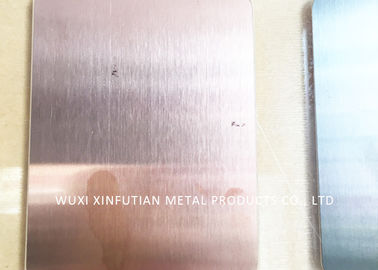 Bom preço. A folha de aço inoxidável 4x8/SS 304 do revestimento da linha fina do ouro cobre 0,3 - 3 milímetros on-line