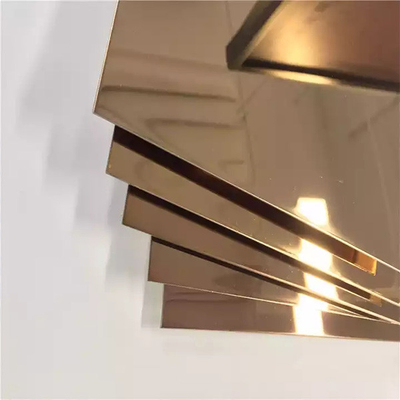 Bom preço. Cor de revestimento 304 316 de Rose Gold Stainless Steel Sheet PVD para a decoração on-line