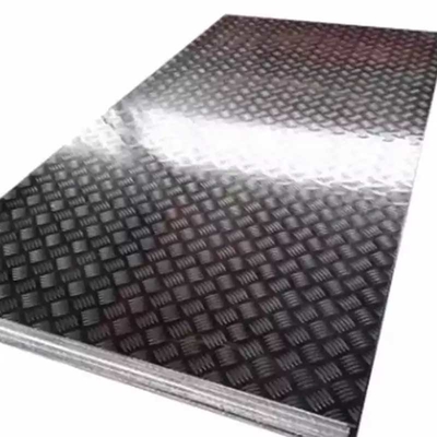 Bom preço. Folhas de placa quadriculada de alumínio brilhante Placas com padrão xadrez 1600 mm on-line