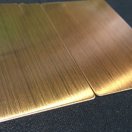 Bom preço. A borda 3mm de Slite laminou a placa decorativa da folha 316 de aço inoxidável on-line