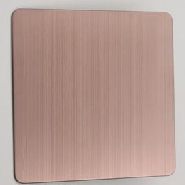 Bom preço. 300 séries Rose Gold Sheet Metal Cold dourada rolaram a placa fina decorativa de aço da placa 0.3-2.0mm on-line