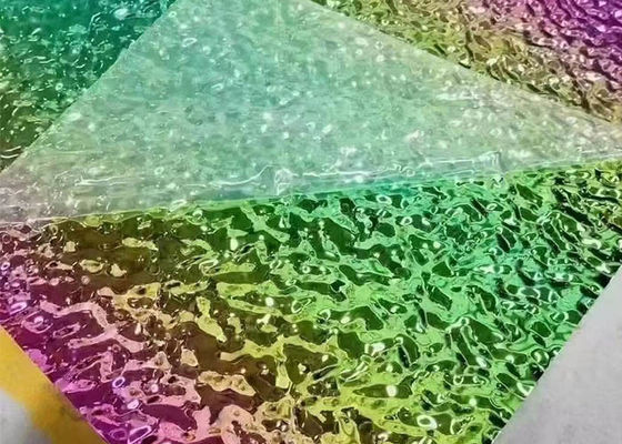 Bom preço. Folha de aço inoxidável da ondinha da água do espelho de PVD para a decoração do teto on-line
